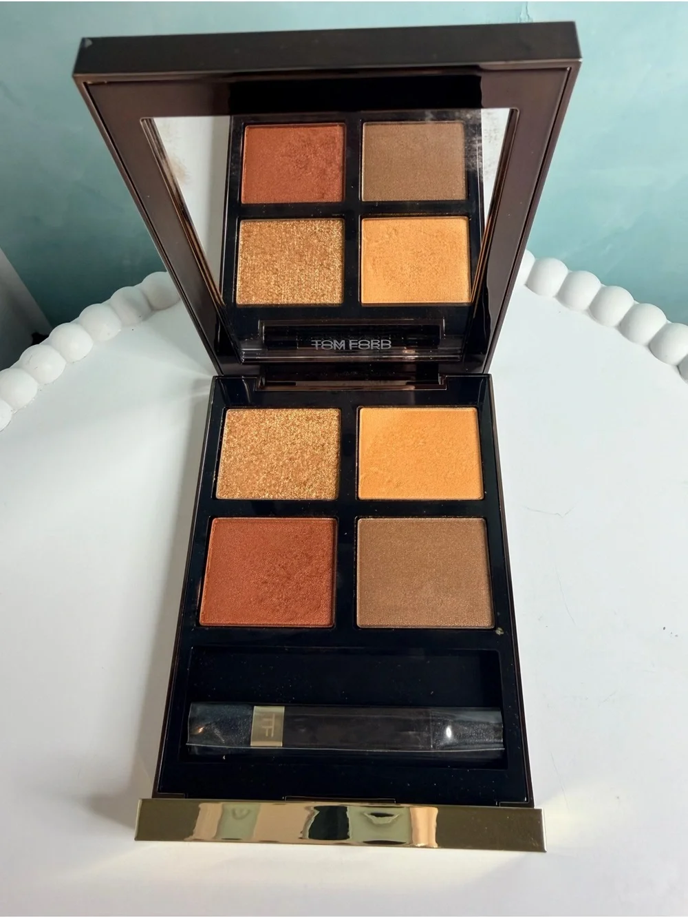 Tom Ford Eye Color Quad Eyeshadow Palette 26 Leopard Sun 0.31 oz NWOB